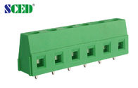 тип евро блока 300V 10A PCB винта 5.08mm терминальный латунный зеленый поднимая серию