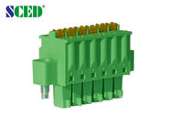 Зеленое 2P - 20P Pluggable терминальные блоки, тангаж 3.50mm затыкают внутри терминальные блоки
